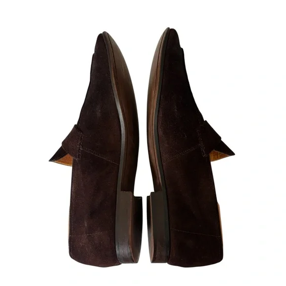 GUCCI Men's Brown Suede Loafers SZ 8.5D - Picture 9 of 15